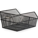 Kurv BASIL Cento bag str. small (sort). Dimensioner: 31,5 x 21,5 x 17 cm