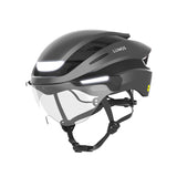 Lumos Ultra E-bike hjelm med MIPS (gunmetal grey). Str. 54-61 cm (M-L). Cykelhjelm med integrerede lygter, blinklys og bremselys.